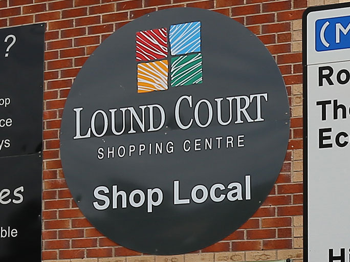 lound-court-shop-local-signage Lound Court Shopping Centre sign